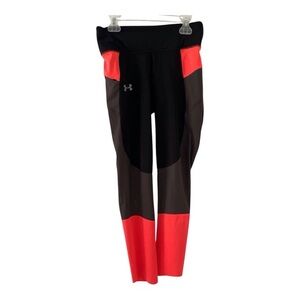 Under Armour HeatGear Compression Legging S/M Color Block Athleisure Activewear